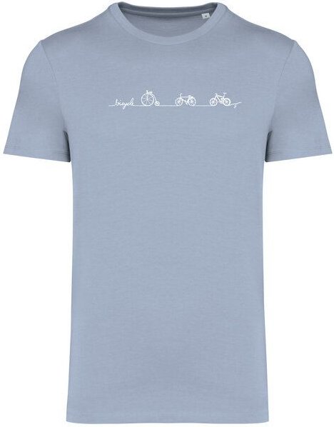 Brandless Basic Bio T-Shirt Men Bicycle Line Nr. 5 ( 180g/m²)