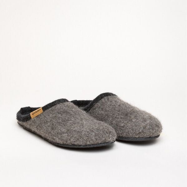 Gottstein Filz-Pantoffel Alpine Light Natur - Damen & Herren Hausschuh aus 100% seltenen Schurwollen