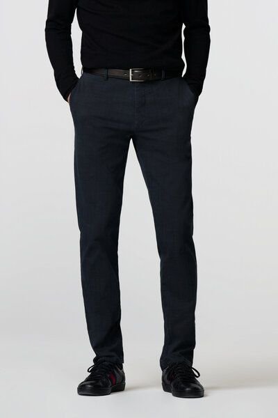 MEYER BAUMWOLLE-CHECK-CHINO