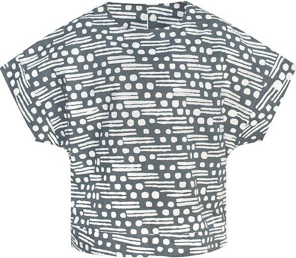 Global Mamas Bio Bluse - CREW - Adobe