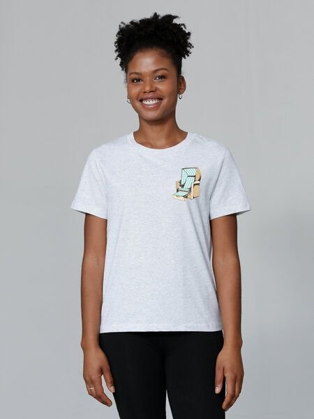 watapparel T-Shirt Frauen Strandkorb