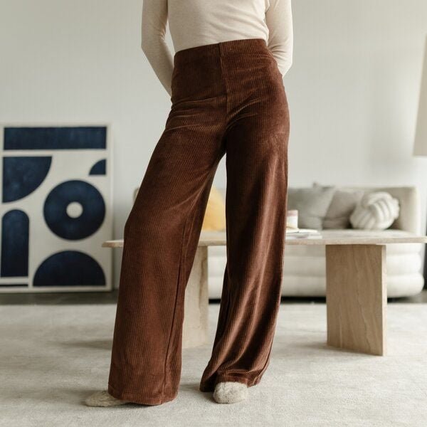 NORDLICHT Jersey Cord Hose Lova aus 100% Bio-Baumwolle
