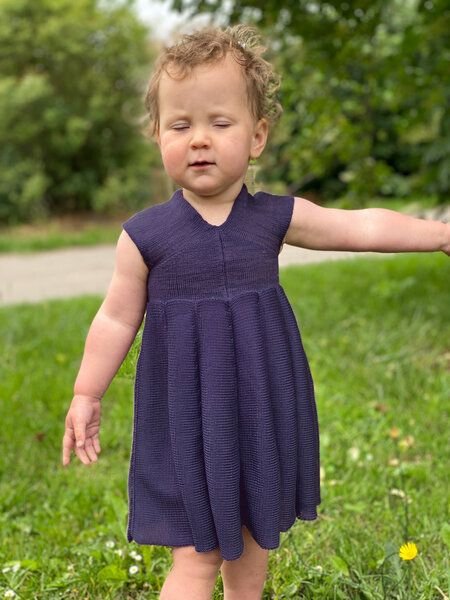 vincente Gestricktes Sommerkleid aus TENCEL