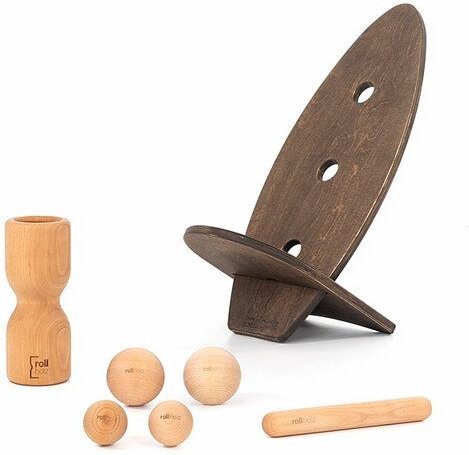 rollholz Balance Board Set groß | FSC | Hergestellt im Schwarzwald