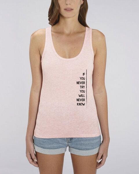Human Family Bio Damen Tank-Top "Gleam - If U try" in 6 Farben