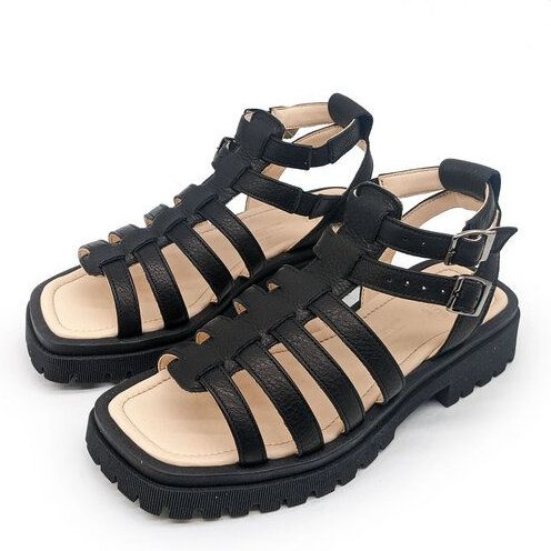 Werner 1911 Riemen-Sandale Salvia mit massiver Sohle