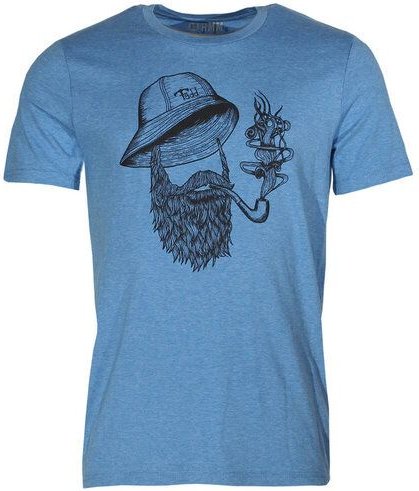 FÄDD Herren T-Shirt Rundhals aus Bio-Baumwolle "Der Unsichtbare" Blau