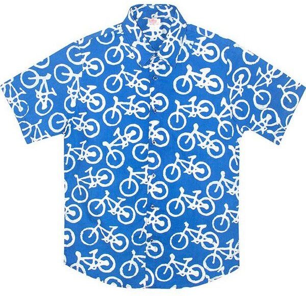 Global Mamas Bio Hemd - Slim Fit - Pathways