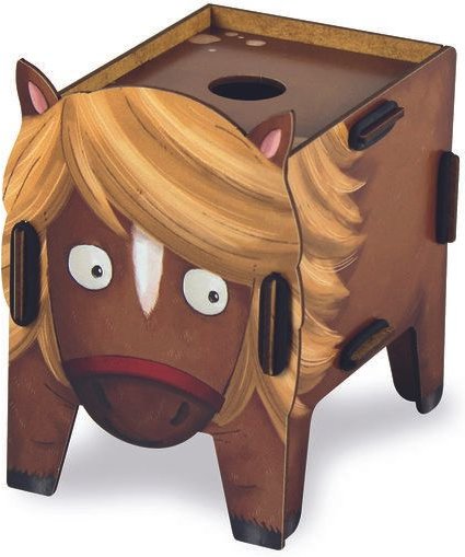 WERKHAUS Spardose Vierbeiner - Pony aus Holz