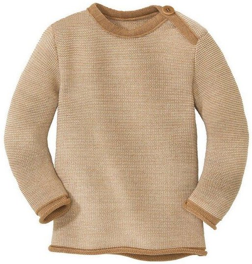 Disana Melange-Pullover bio Merinowolle