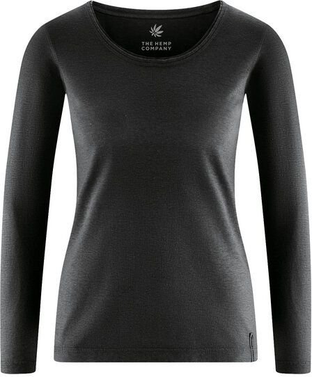 HempAge Damen Langarmshirt THC LINE Hanf/Biobaumwolle
