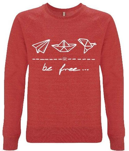 DENK.MAL Clothing be free – Unisex Sweatshirt “colors”