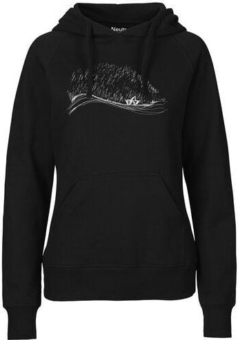 ilovemixtapes Fair gehandelter Bio Frauen Hoodie "Stormy Weather " vegan