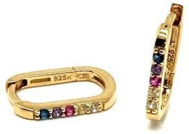 MOANINA Ohrringe Barletta - 925 Silber/18k Gold Vermeil