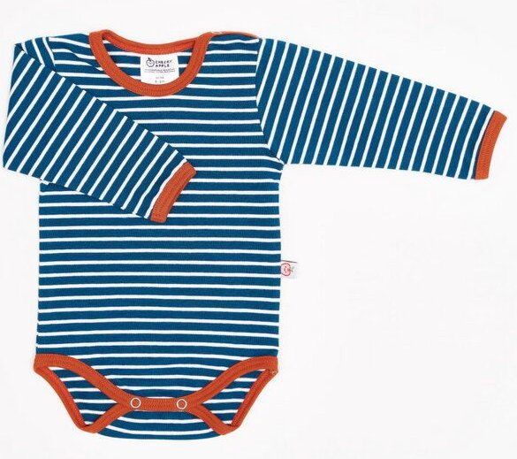 Thumbnail - Cheeky Apple Bio Langarm-Body "Streifen"