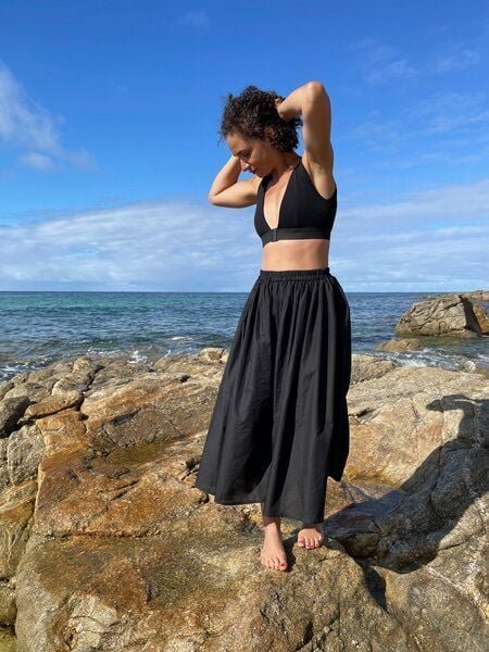 keijn ZERO Hosenrock lang, schwarz