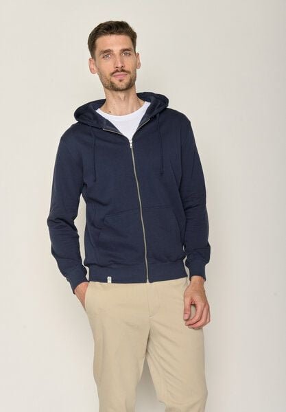 GREENBOMB Basic Revel - Sportliche Zipjacke aus Bio-Baumwolle / GOTS / Fair & Vegan