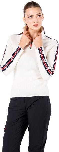 Woolona Merino Pullover Damen - ASYA - 100% Merinowolle 1/4 (Zip)