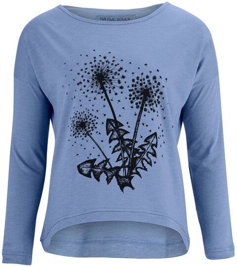 NATIVE SOULS Longsleeve Oversize Damen - Flowers