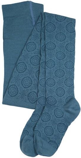 grödo Damen Strumpfhose Kringelmuster Bio Baumwolle Elasthan