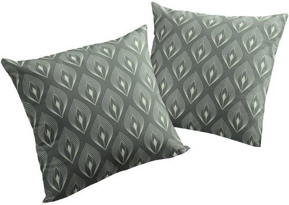 Nature by Adam Kissenhülle aus 100% Bio-Baumwolle - Made in Germany - Feathers