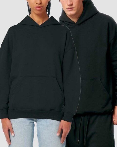 YTWOO Oversized Unisex Hoodie mit Kängurutasche, Dry, nachhaltig, Bio-Baumwolle