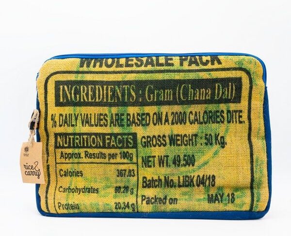 Rice&Carry RICE & CARRY Tablettasche Cover 10'' aus Jute