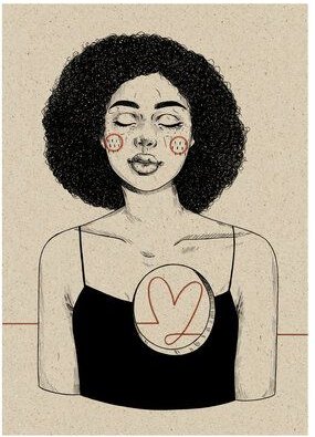 matabooks® Kunstvolle A6 Postkarte mit Blumenmotiv aus nachhaltigem Graspapier – Embrace