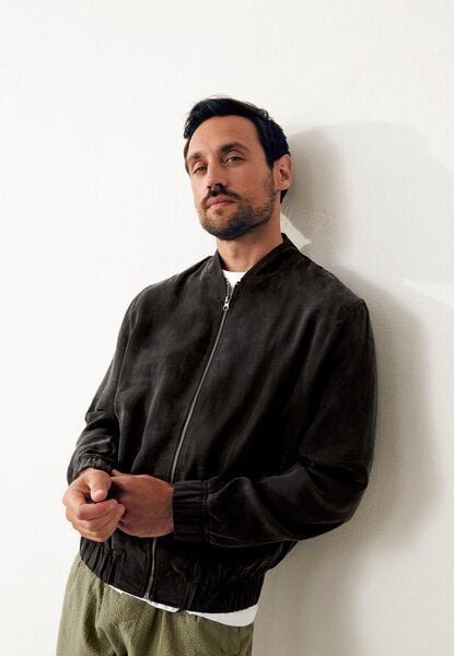 Givn Berlin Blousonjacke GBKENO relaxed aus TENCEL mit Peach-Effekt