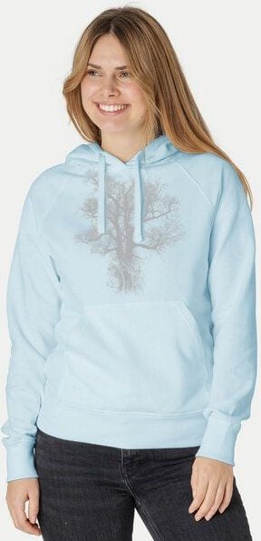 Peaces.bio - handbedruckte Biomode Bio-Damen-Kapuzensweater Chestnut