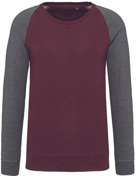 Greenspired Zweifarbiges Raglan Sweatshirt French Terry BIO