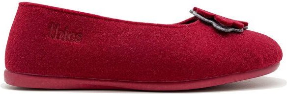 Veganer Hausschuh Ballerina "thies ® PET" aus recycelten Flaschen, fair produziert