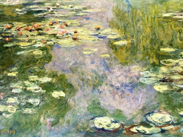 Photocircle Poster / Leinwandbild - Claude Monet: Seerosen