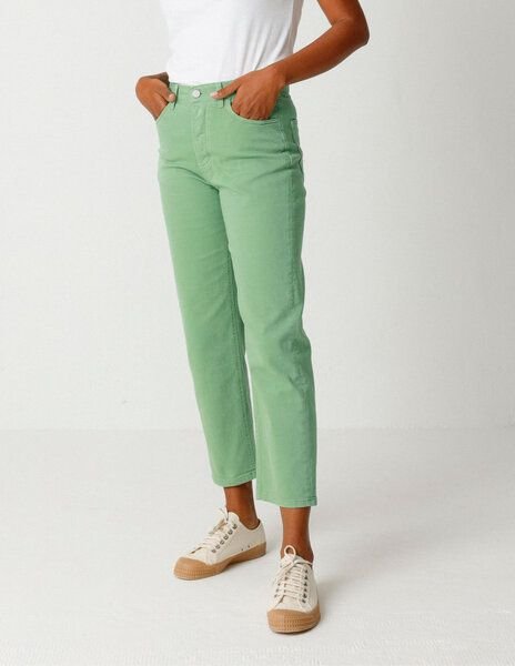 SKFK Straight Leg Jeans Ania - Green Grass
