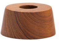 Originalhome Kerzenständer aus recyceltem Teakholz, Rea