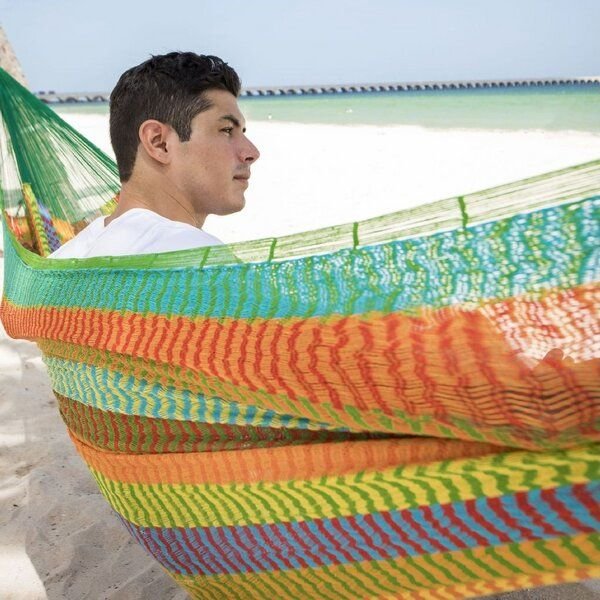 Thumbnail - MacaMex Mexikanische Netzhängematte Matrimonial Baumwolle