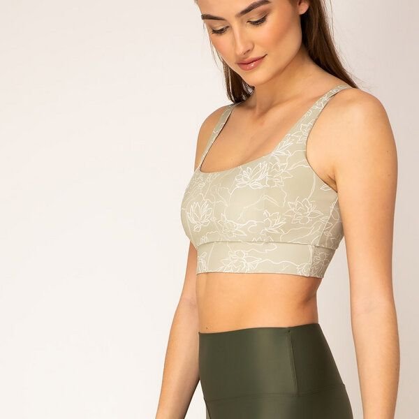 woodlike Crop Top - Lotus