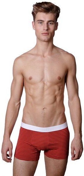 VATTER Trunk Short "Tight Tim" Red Stripes