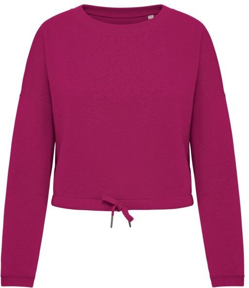 Greenspired Umweltfreundliches cropped Oversize Damen Sweatshirt mit Rundhalsausschnitt 280g/m² XS- XL