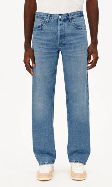 ARMEDANGELS AARY Herren Straight Jeans Bio-Baumwoll Mix Comfort Stretch