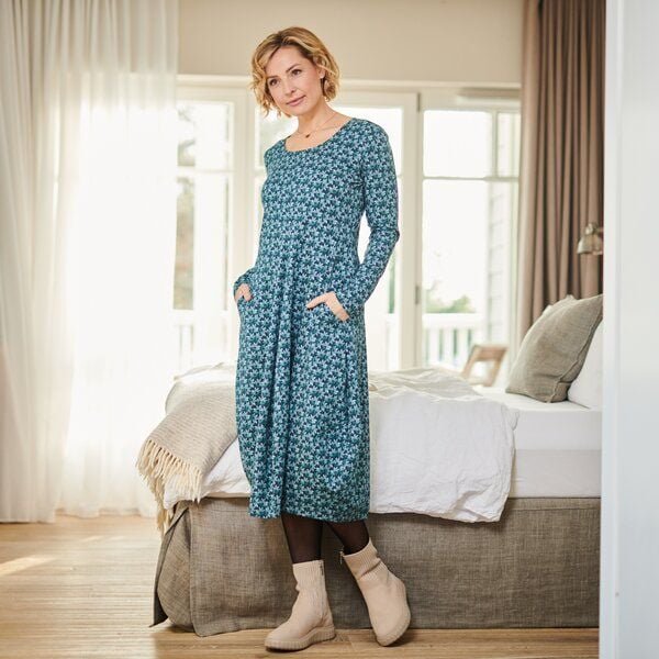 CON_STANT Ballonkleid mit Taschen 95% Baumwolle (kbA)