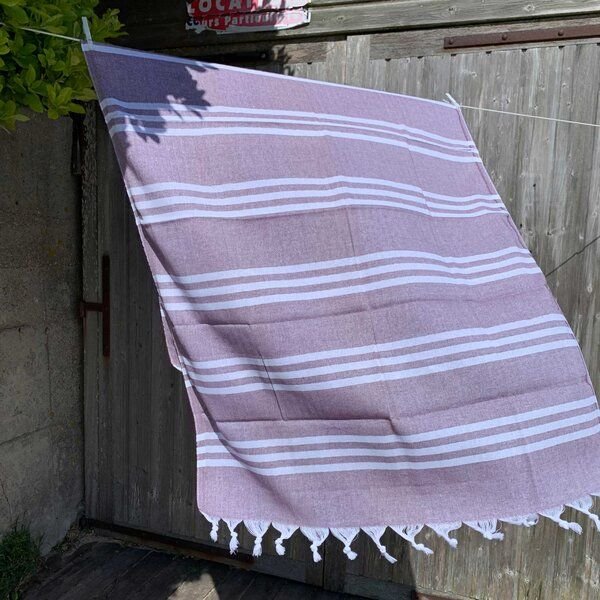 Hamam Originals Hamamtuch Ibiza in verschiedenen Farben mit schönem Fischgrät Muster.