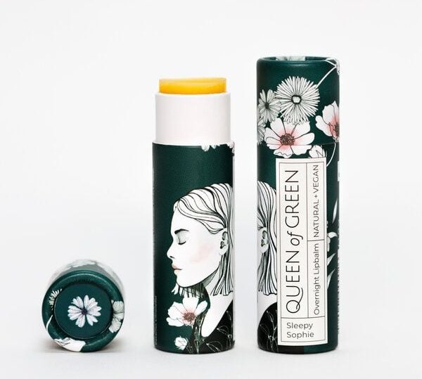 Queen of Green Anti-Aging Lippenpflege für die Nacht "Sleepy Sophie - vegan und plastikfrei