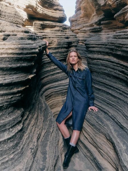 LANIUS Jeans Kleid aus TENCEL