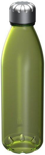 elasto Glasflasche "Colare" 0,60 l - Allzweck Trinkflasche mit Metalldeckel