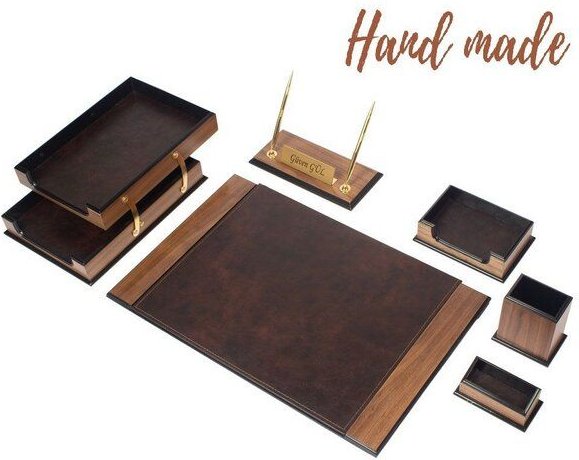 Schreibtisch-Set aus Holz GUNER Prestij - 8-teilig