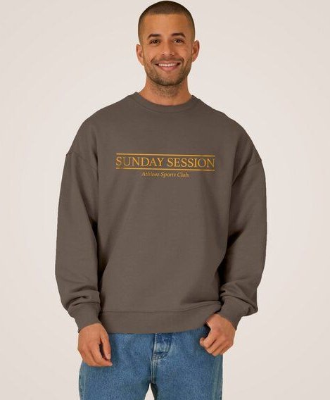 Athleez SUNDAY SESSION - Relaxed Sweatshirt - 100% Bio-Baumwolle