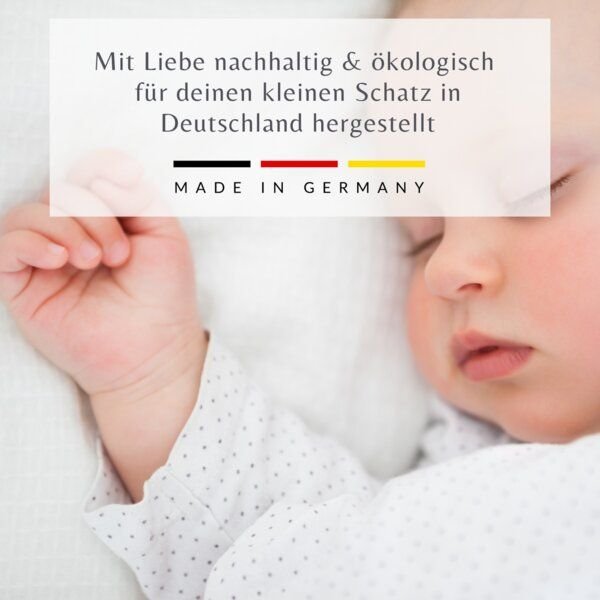 kids&me Babydecke aus 100% Bio-Baumwolle - weiche Kuscheldecke 70x100cm