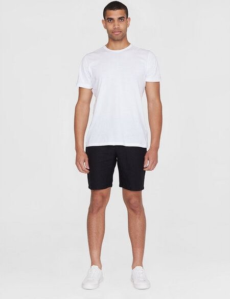 KnowledgeCotton Apparel Kurze Leinenhose - Chuck Regular