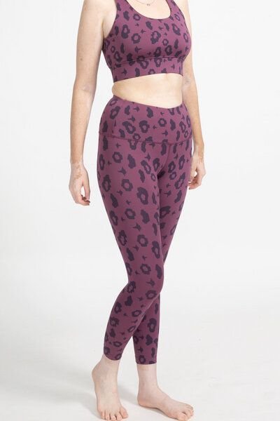 boochen Highwaist Leggings mit Leopard Print